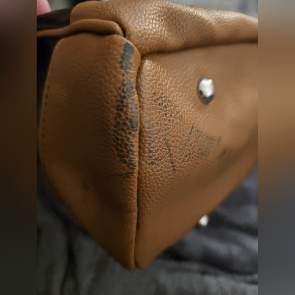 Tiganello GUC leather satchel in Cognac and Black - Picture 13 of 13